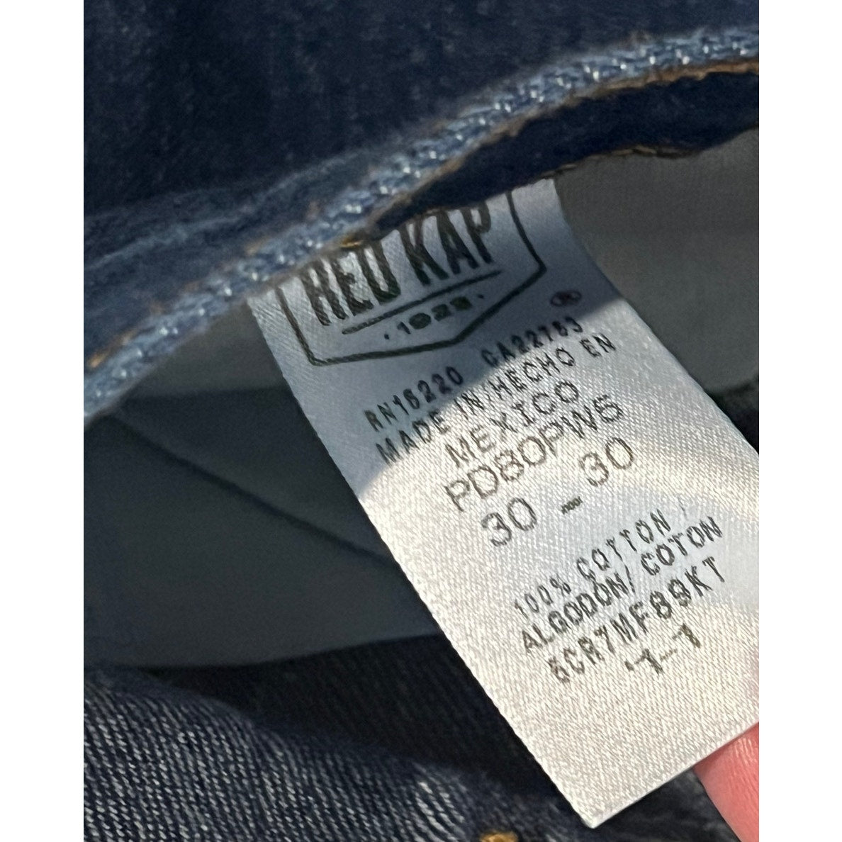 Red Kap Workwear Carpenter Blue Jeans 30x30