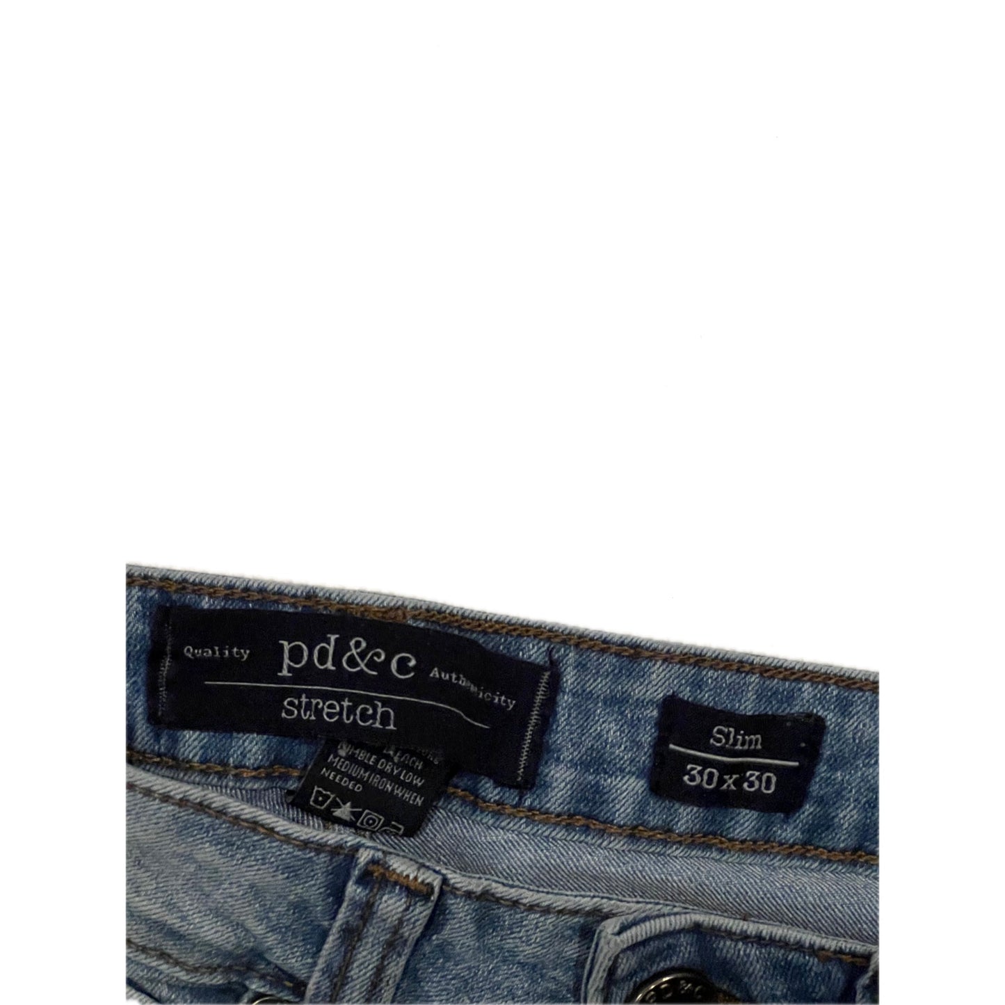 PD&C Slim Blue Jeans, de hombre 30x30