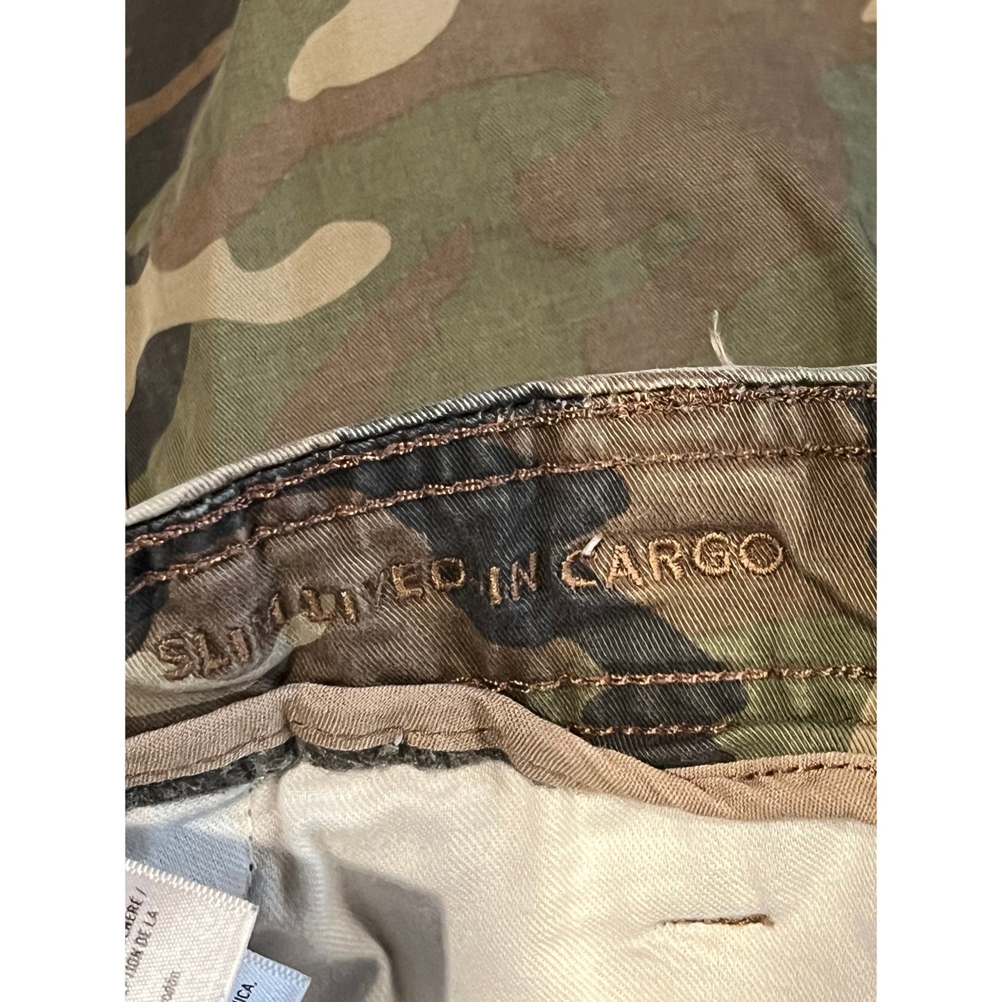 American Eagle Slim Live In Cargo Camo Jeans Mens 34x34