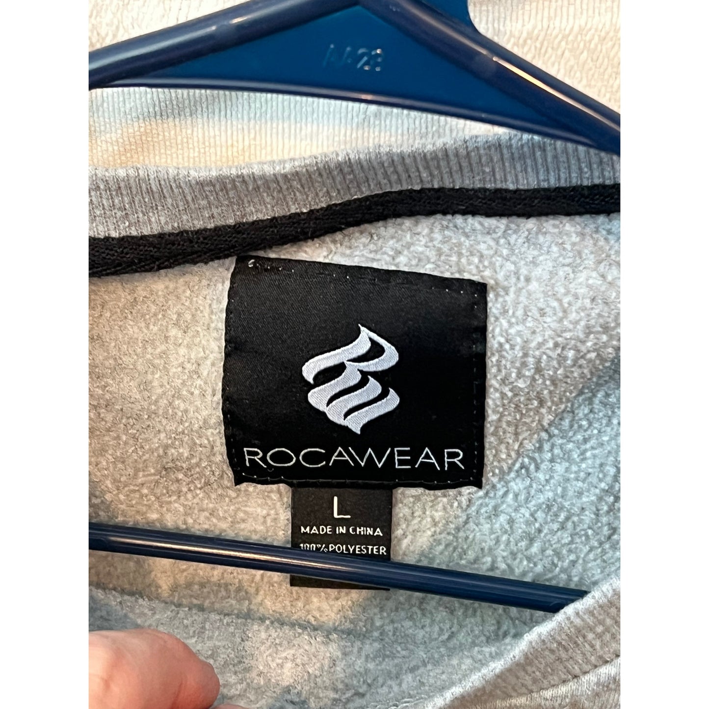 Sweat-shirt ras du cou gris Rocawear homme taille L