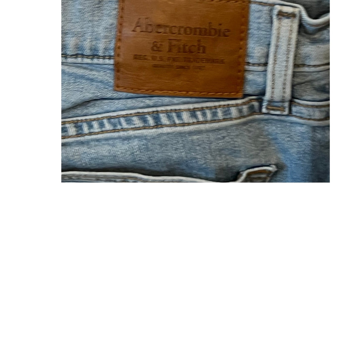 Abercrombie & Fitch Sig Stretch Athletic Straight Mens 33x30