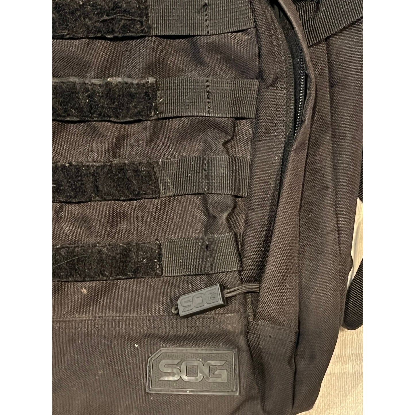SOG Large Canvas Tactical Black Backpack