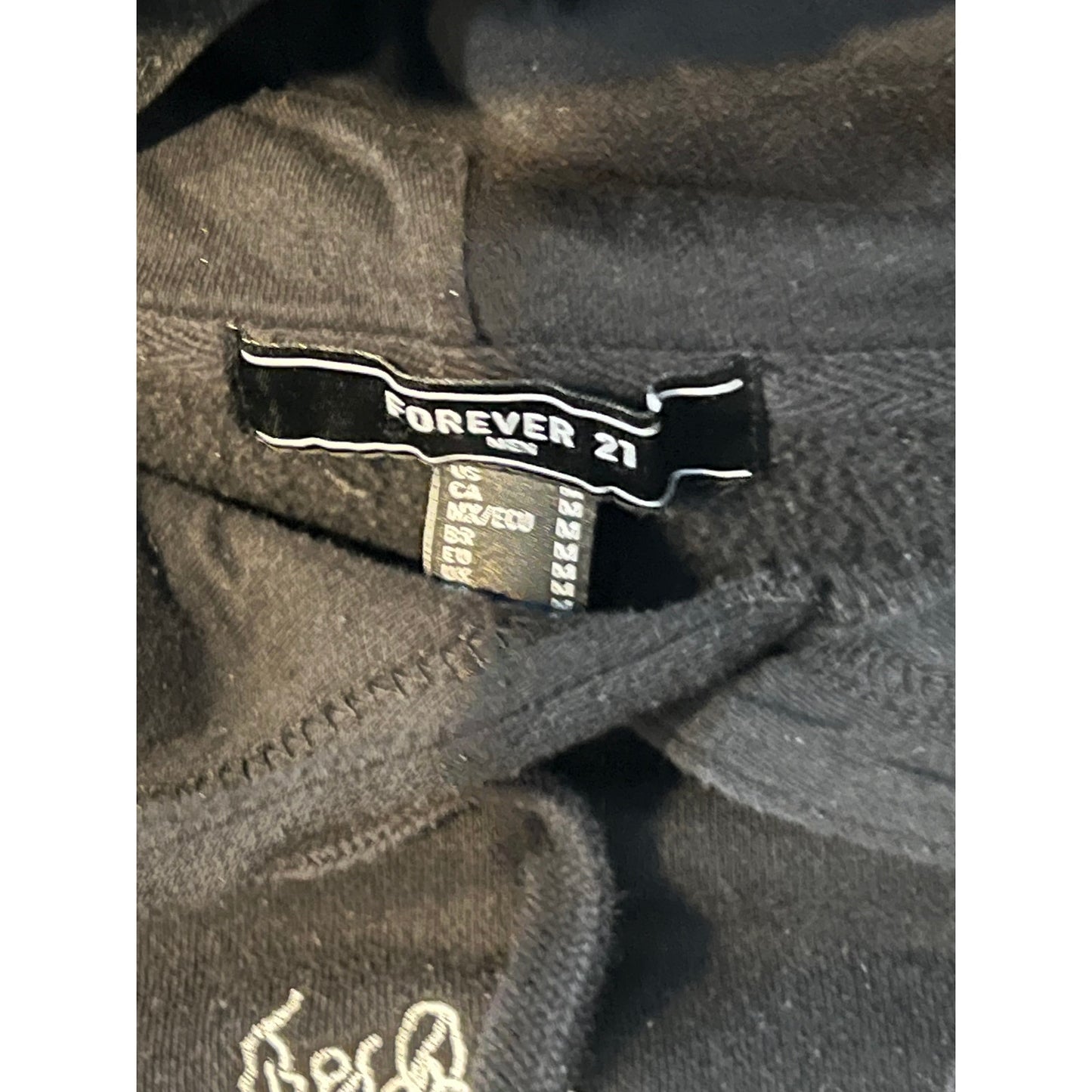 Sudadera con capucha Forever 21 Buena Suerte Para Siempre Calaveras Hombre Talla M