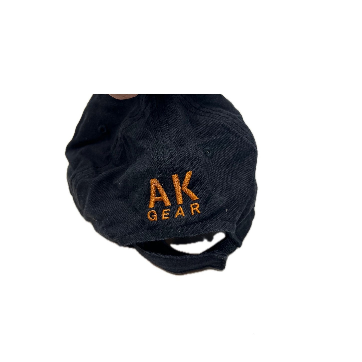 Alaska Gear Black Adjustable Baseball Cap 100% Cotton