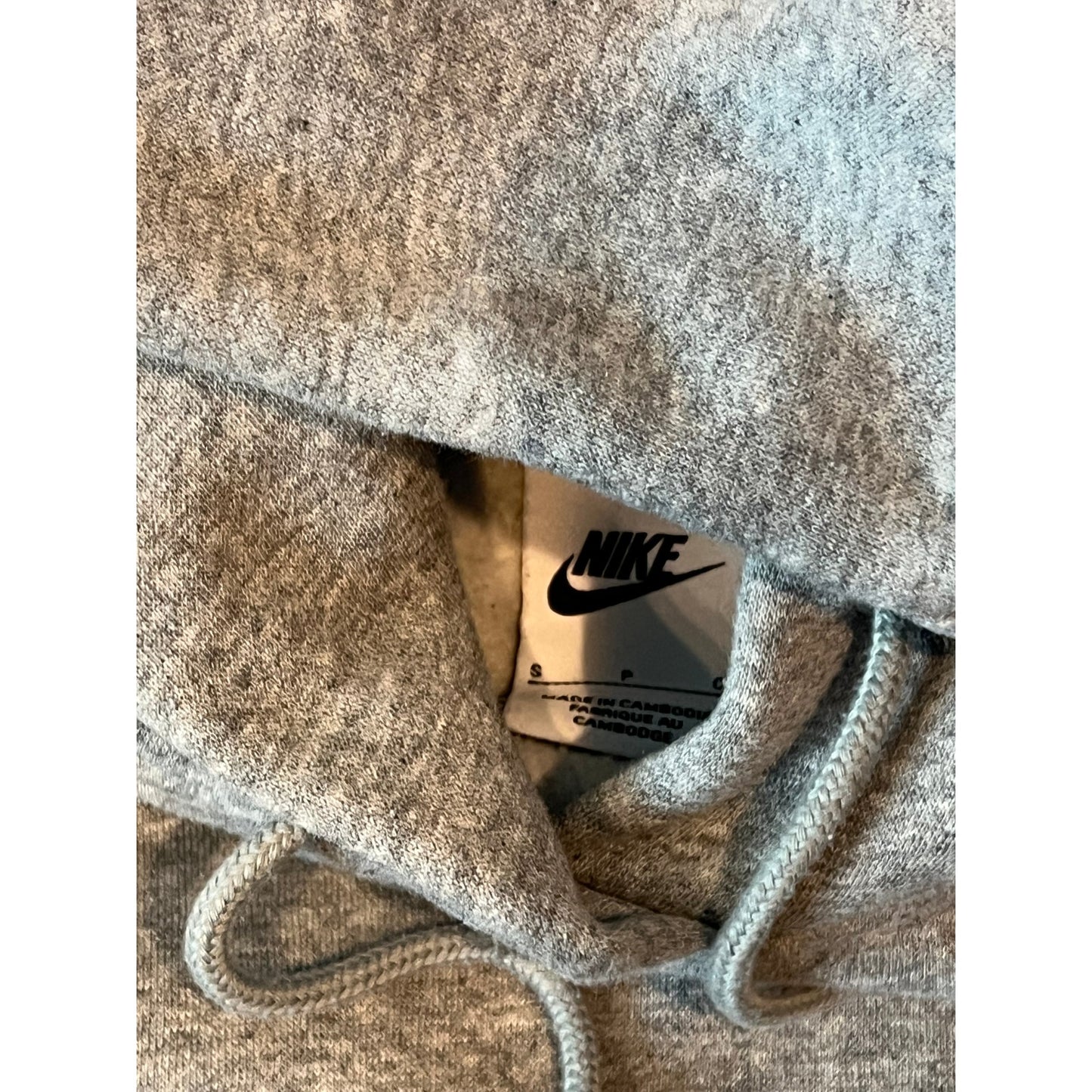 Nike Gray Pullover Hoodie Mens S