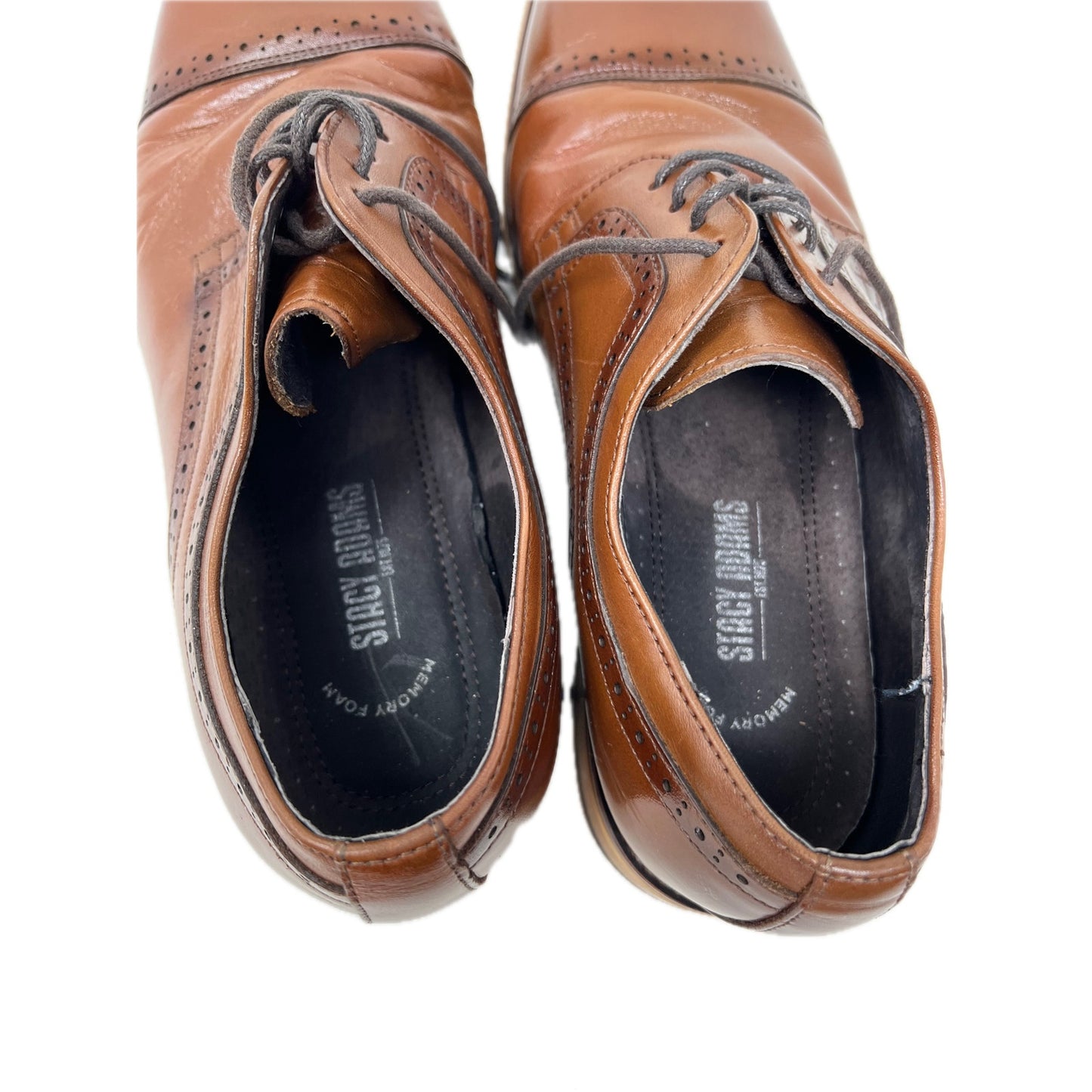Stacy Adams Brown Leather Oxfords 11M