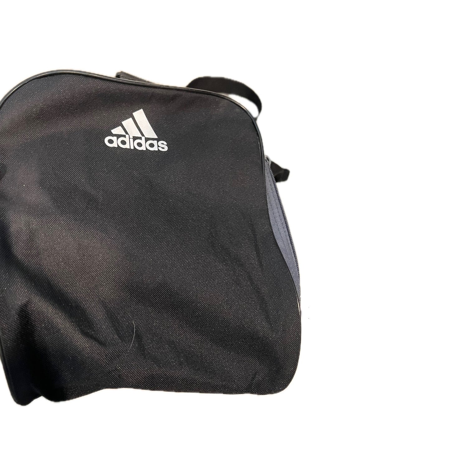 Adidas Defender Medium Black Gray Gym Bag 20"x10"x10"