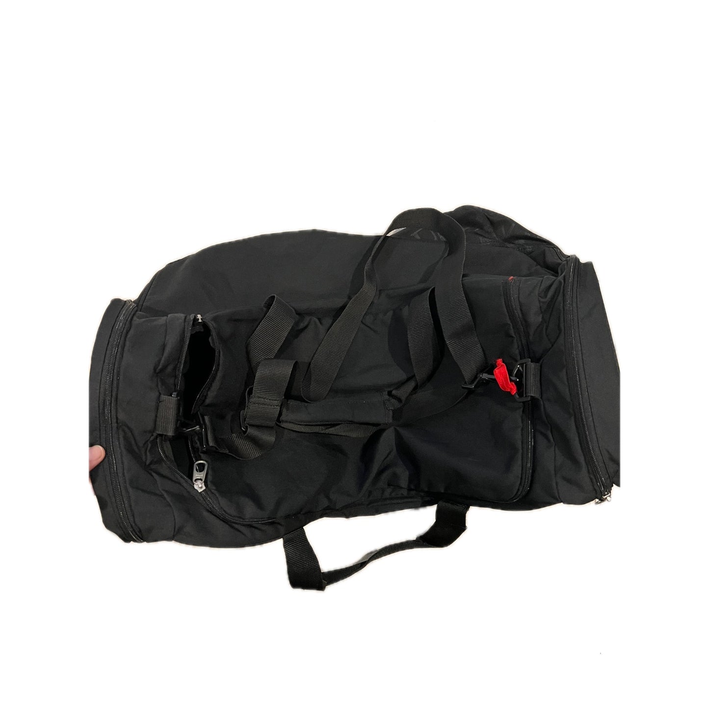 Nike Brasilia 9.5 Black White Large 95L Duffel Gym Bag
