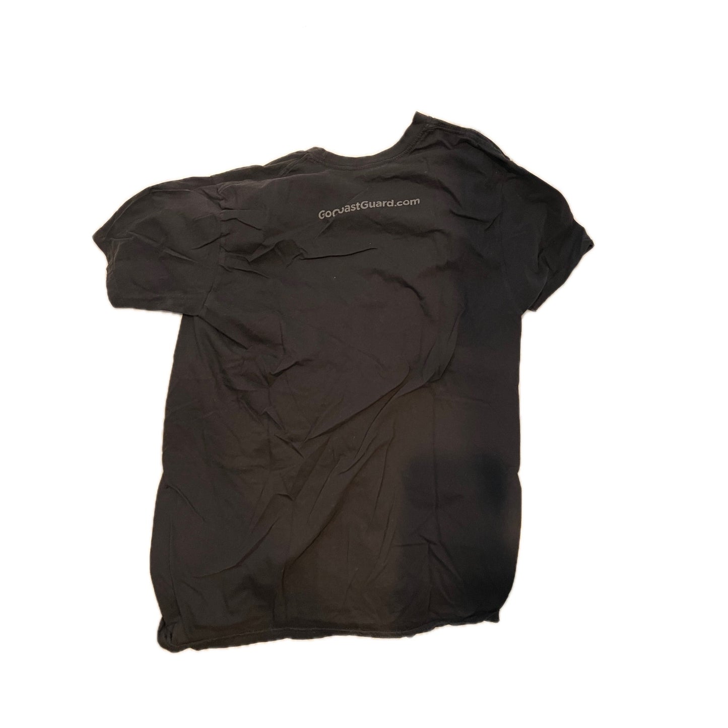 USA Coast Guard Black T-shirt Mens Medium