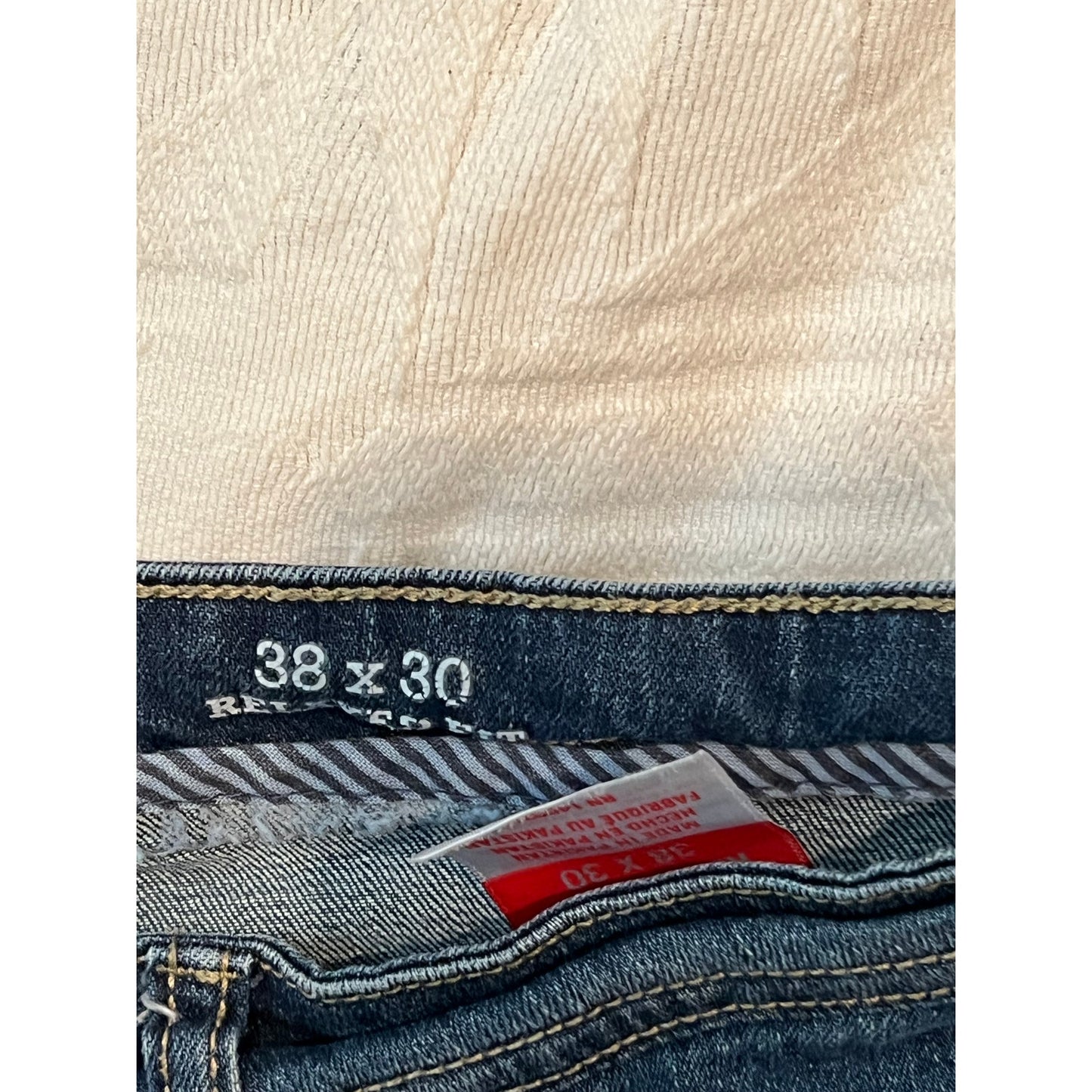 Izod Straight Fit Jeans Mens 38x30