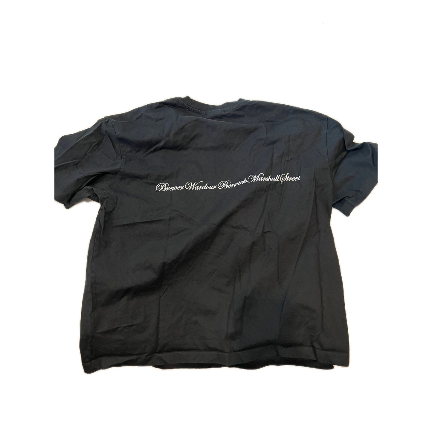 H&M Soho London Thick Loose Fit Black T-Shirt Mens L