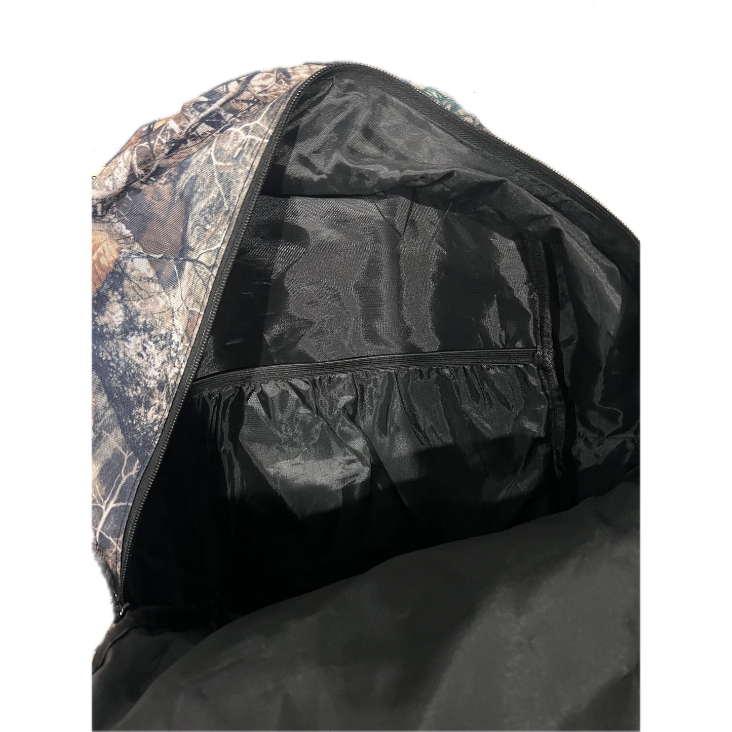 Swiss Design Camo Camouflage Wood Nature Backpack 18X16”