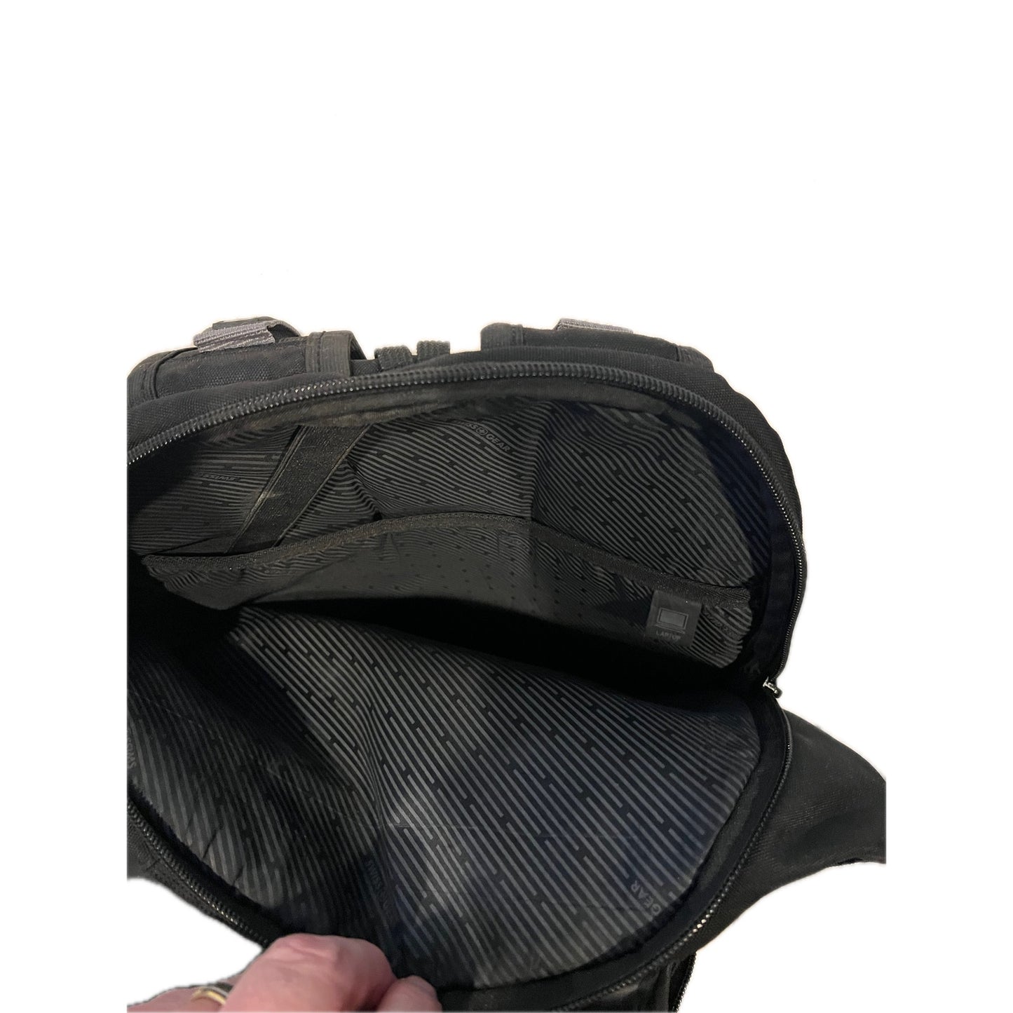 Sac à dos Swiss Gear 1900 Airflow pour ordinateur portable, rouge et noir