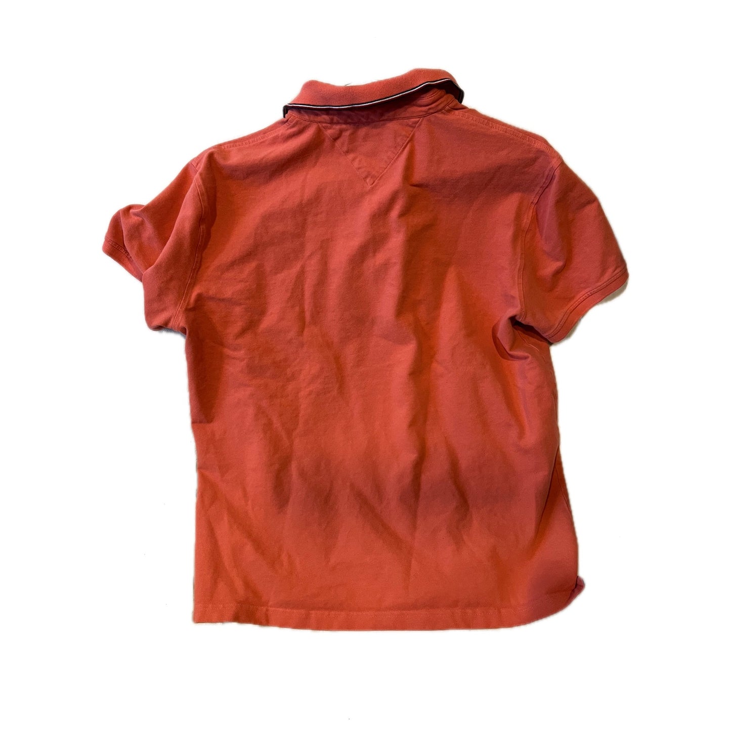 Tommy Hilfiger Orange Polo Shirt Mens M