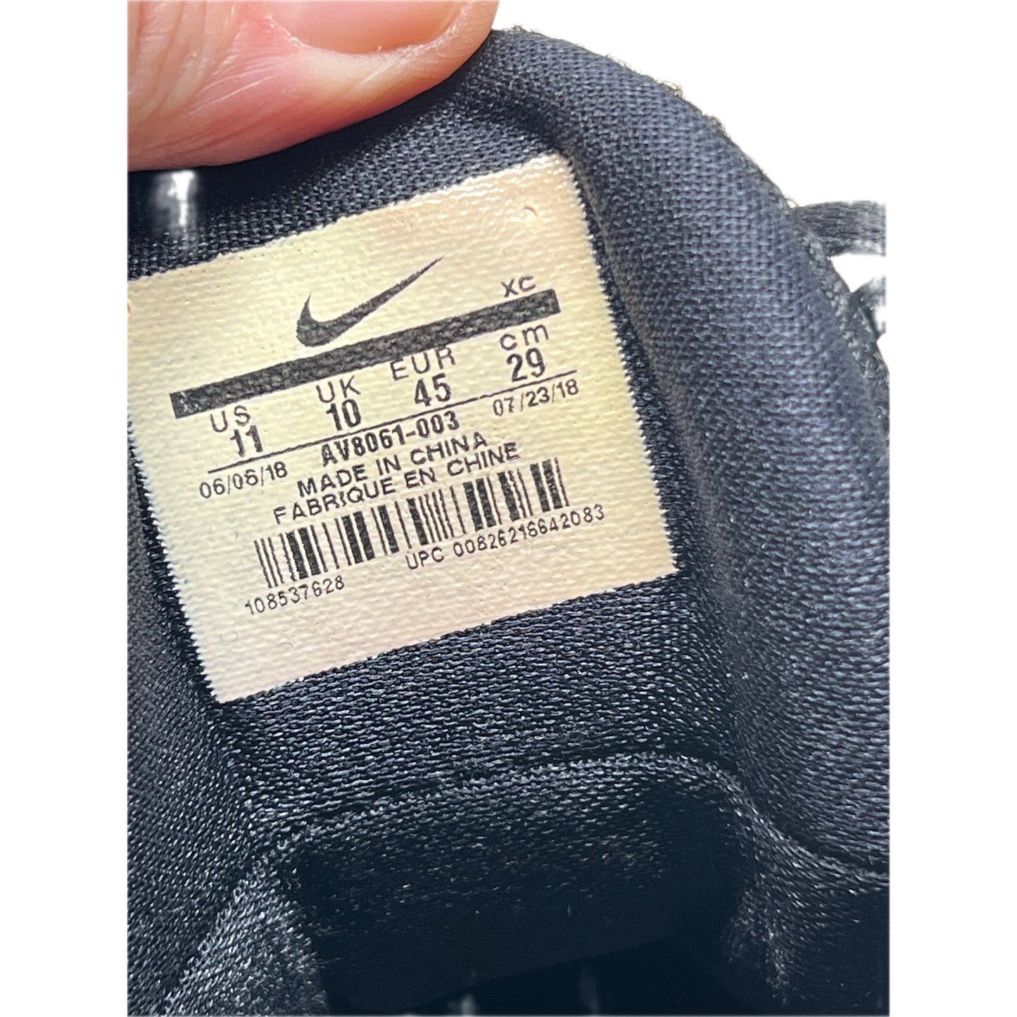 Nike Air Max Wavy 'Black Gold' Sneakers Mens 11