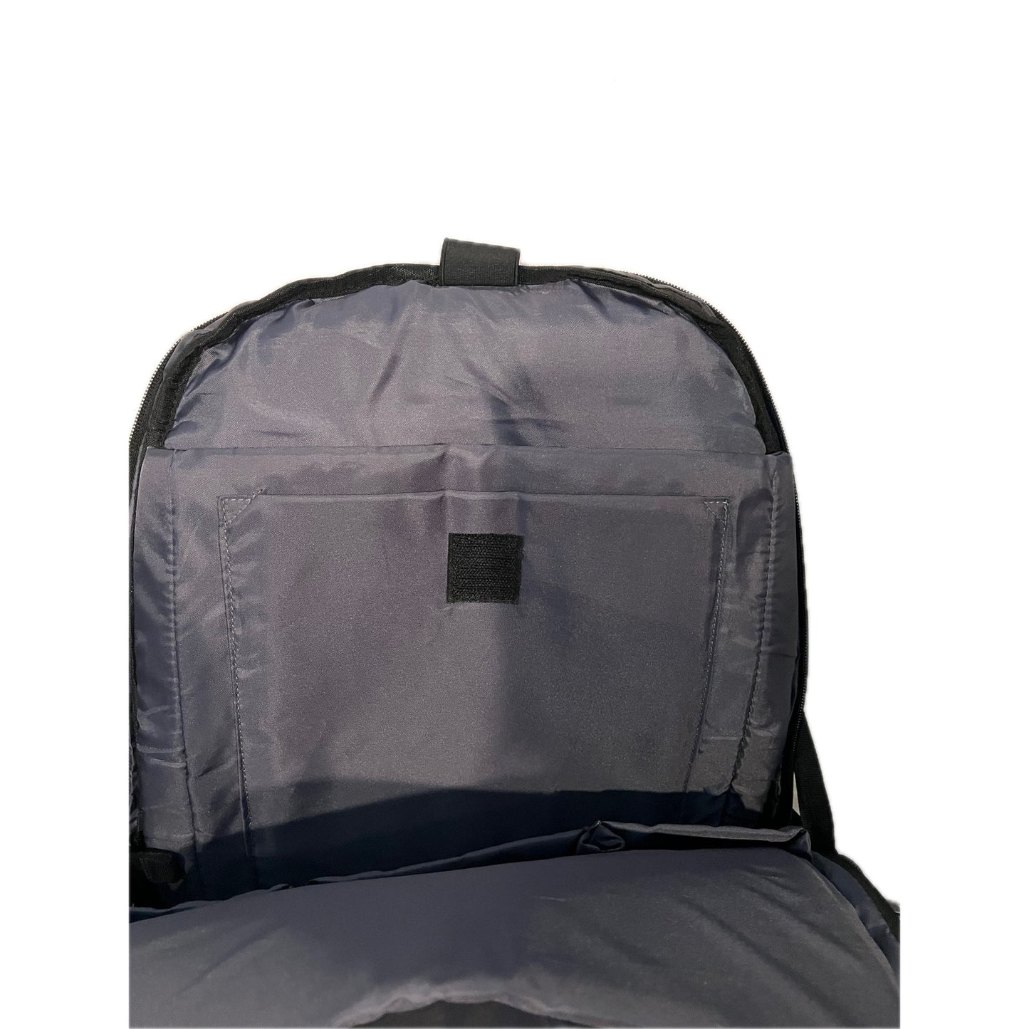 No Label Gaming Heavy Duty Backpack Black w Gray Lining