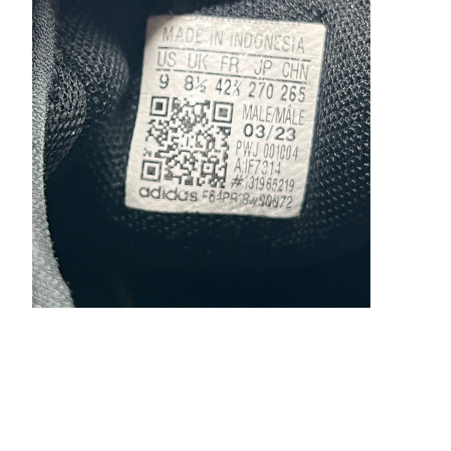 adidas Kaptir 3.0 Noir Core Blanc Nuage Moucheté Hommes 9