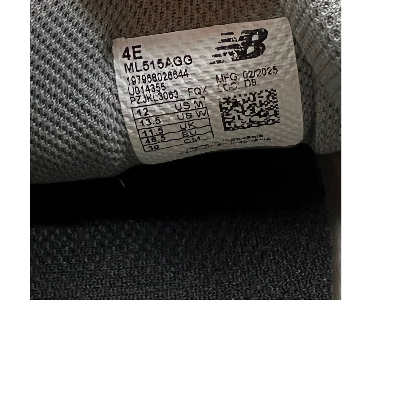 Zapatilla para hombre New Balance 515 de ancho especial Talla 12 de hombre