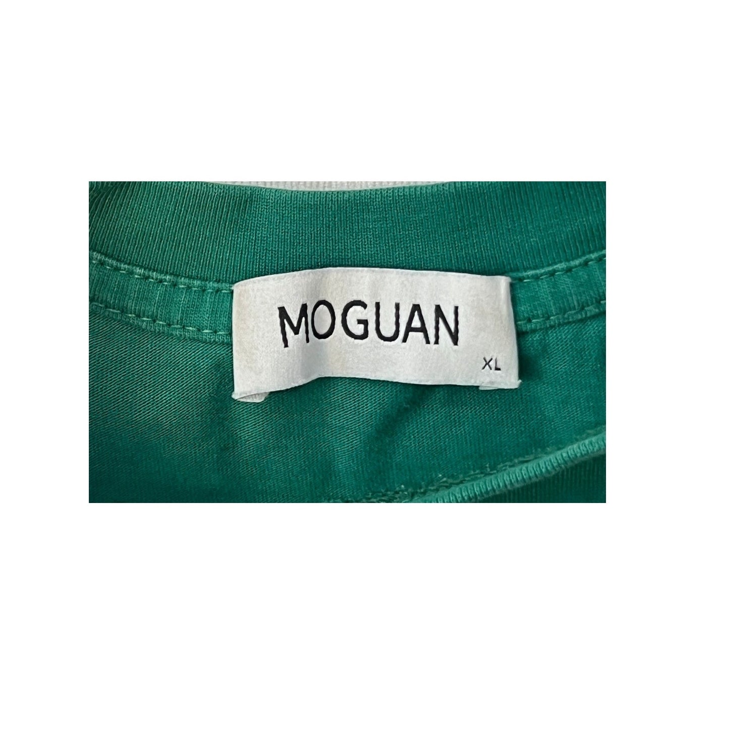 Moguan Nelsen Green Streetwear Camiseta Hombre XL