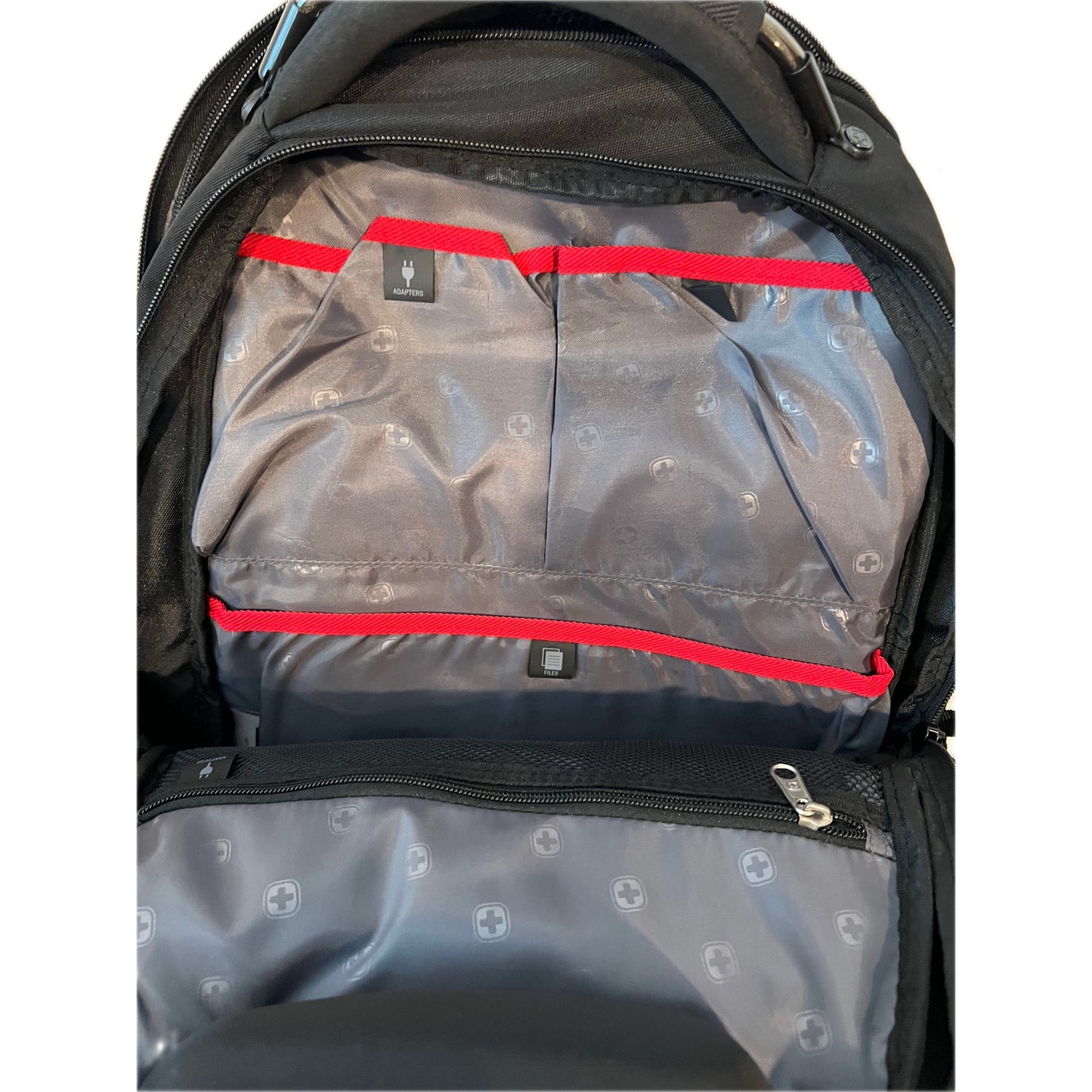Swiss Gear 3760 Laptop Backpack Black Red