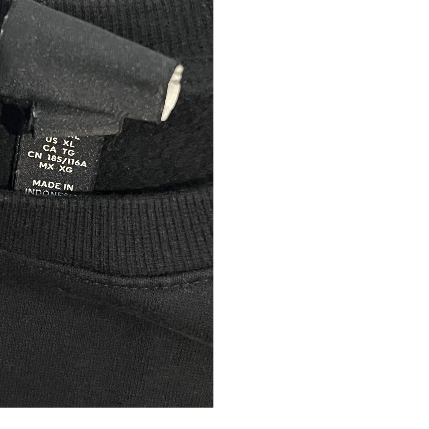 H&M Men's Crewneck Sweatshirt - Black - Size XL