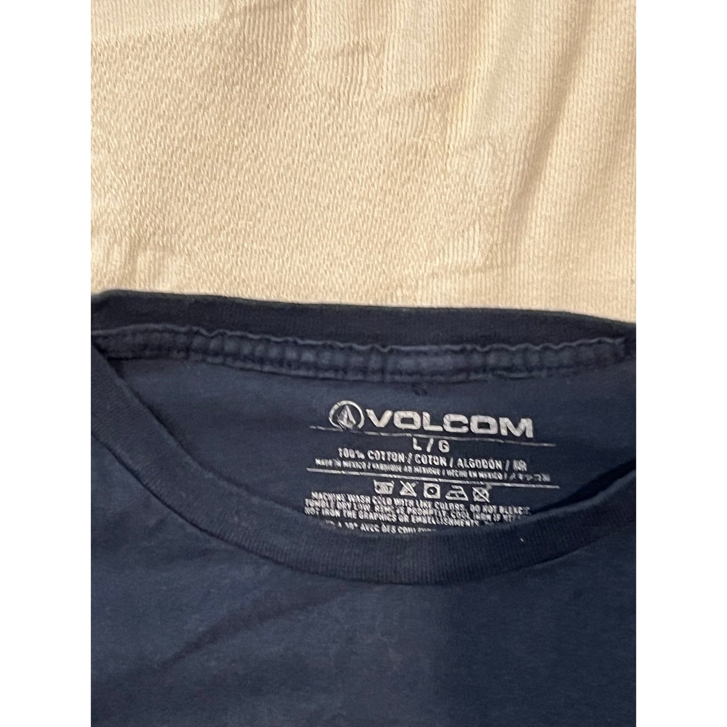 Volcom Blue Gray T-Shirt Mens L