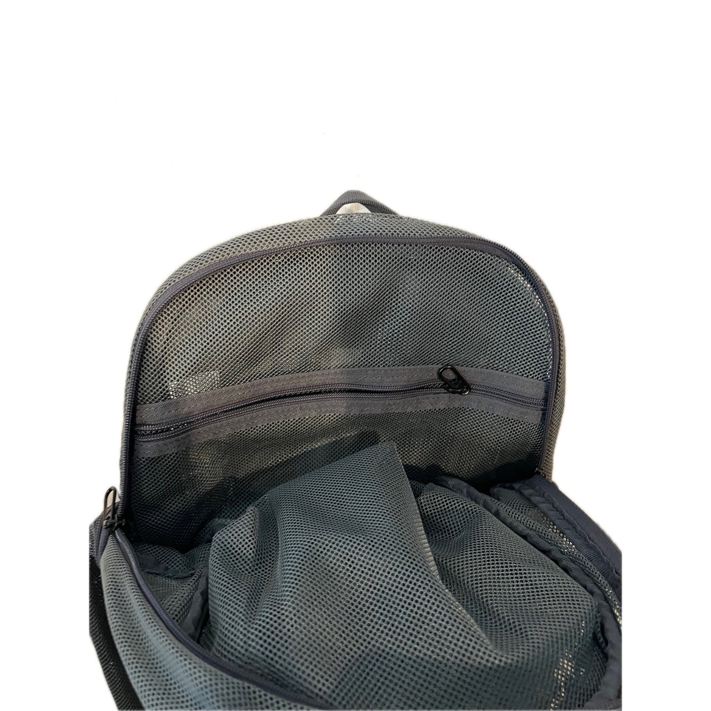 Nike Mesh See Through Backpack Gray