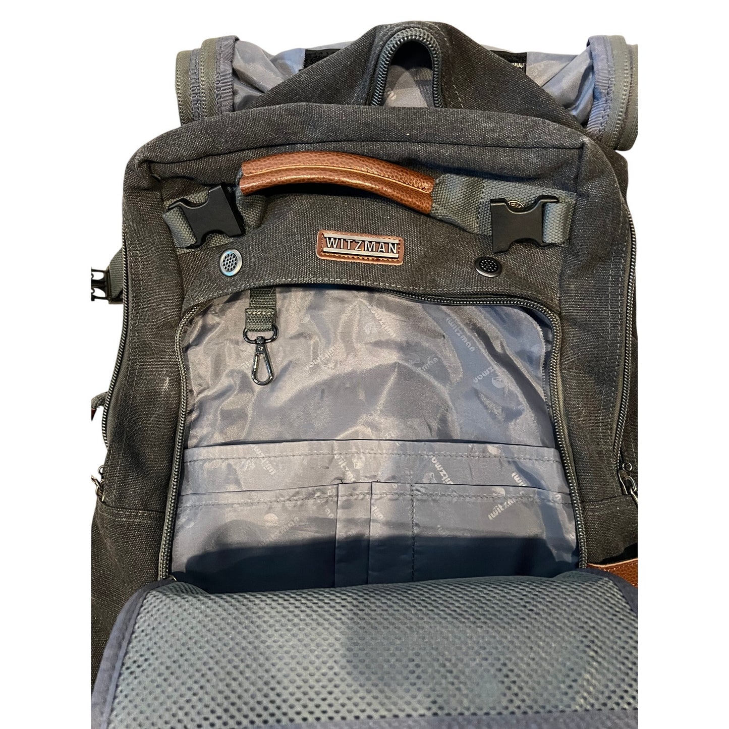 Witzman Carry on Travel Backpack Duffel Bag 18.5 inch Canvas