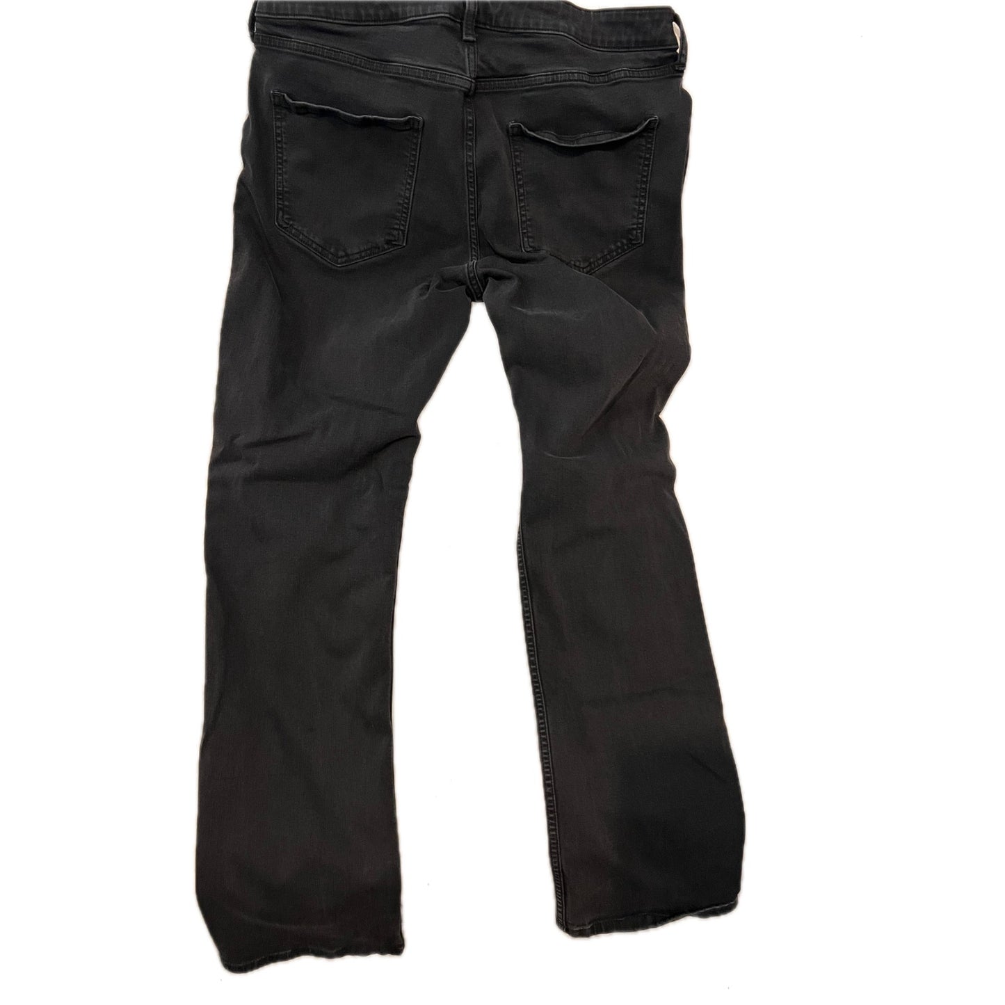 True Classic Straight High Stretch Black Jeans 36x30
