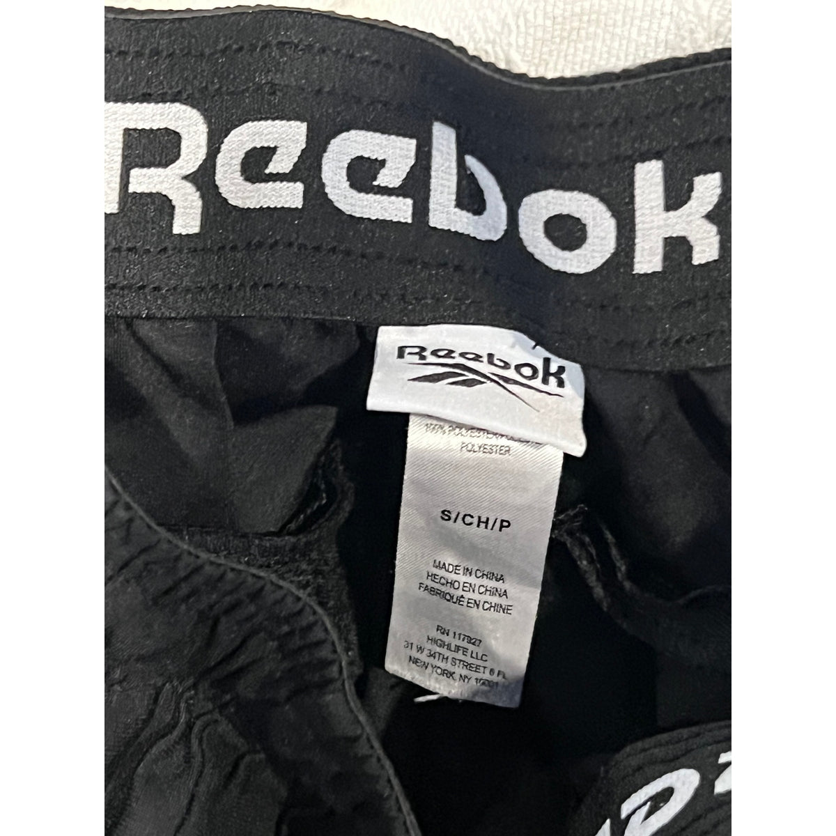 Reebok Black Sweatpants Joggers Mens Small