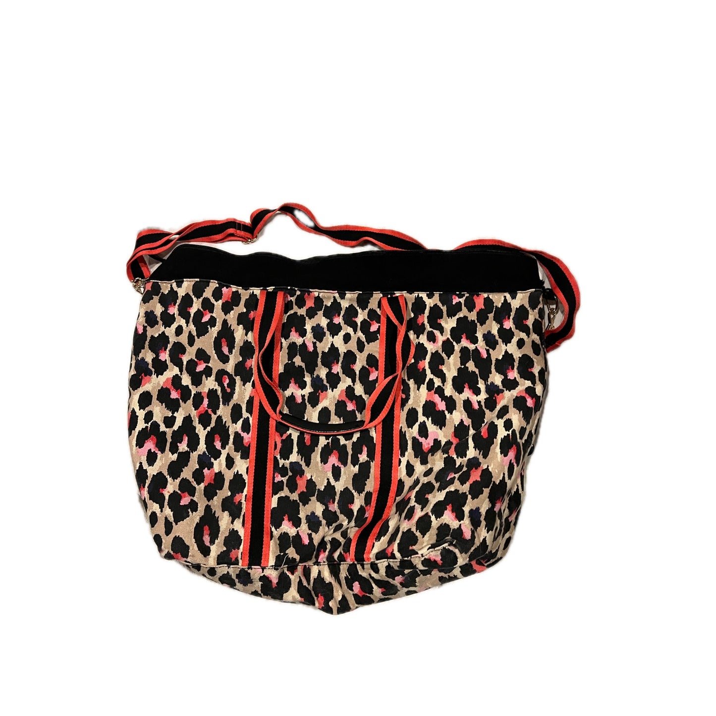 Sac de sport cabas Victoria Secret imprimé léopard 20"x15"6"
