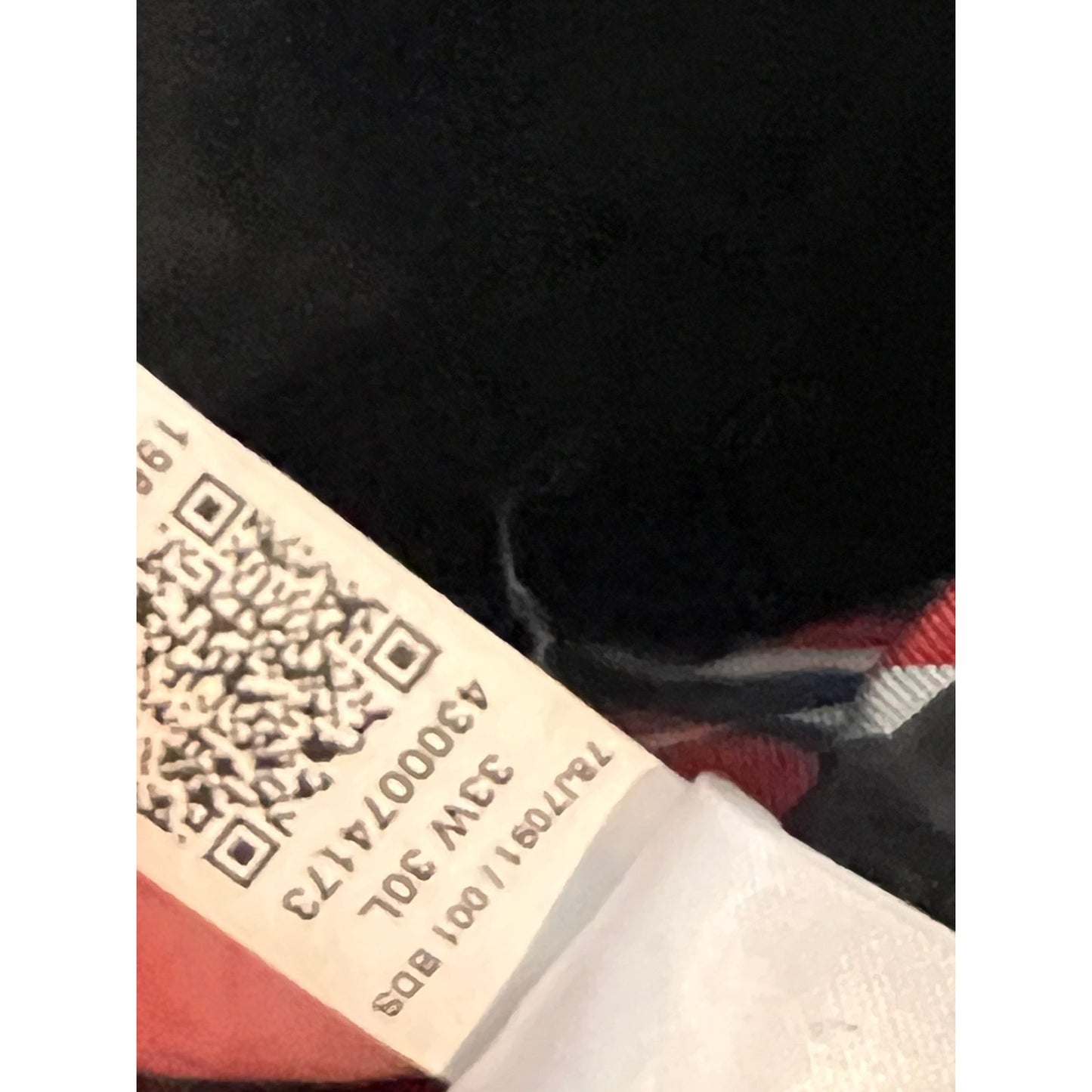 Tommy Hilfiger Straight Leg Black Jeans Mens 33x30