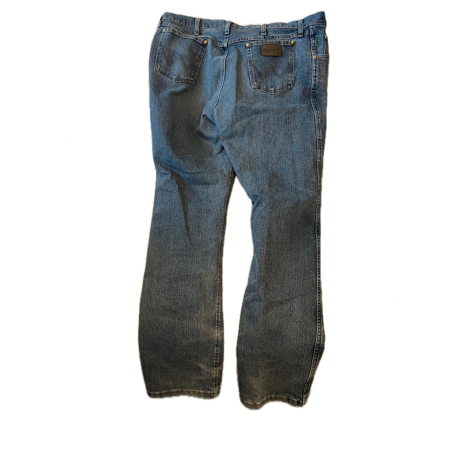 Wrangler 47 Regular Fit Cowboy Cut Blue Jeans Mens 40x36