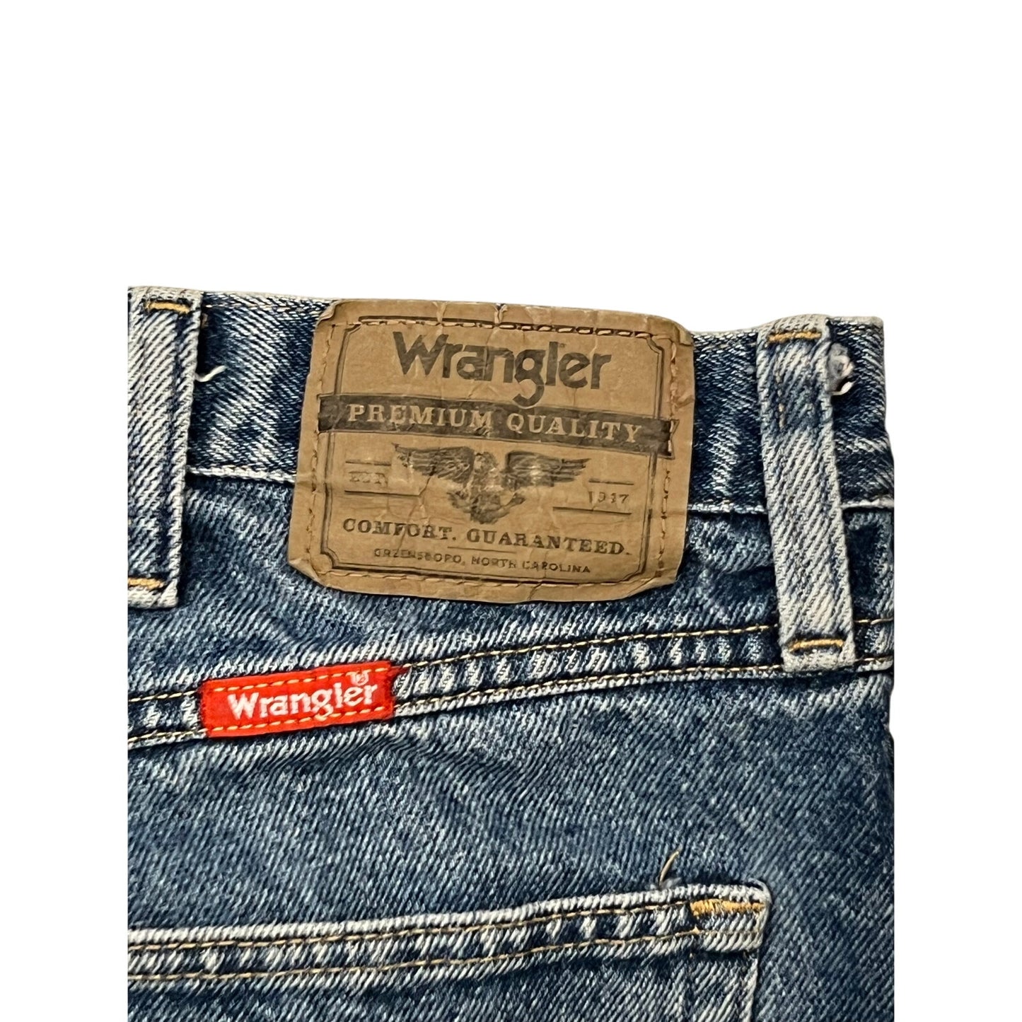 Wrangler Classic Straight Blue Jeans Mens 40x30
