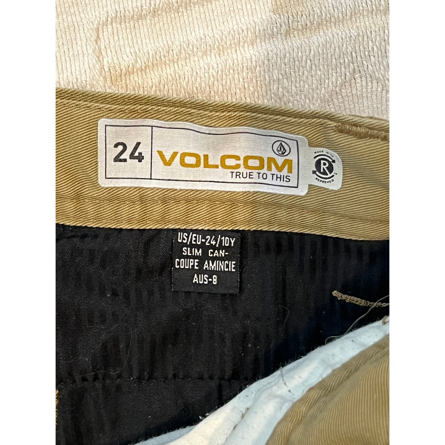 Volcom Casual Chino Shorts Boys M 10-12Yrs