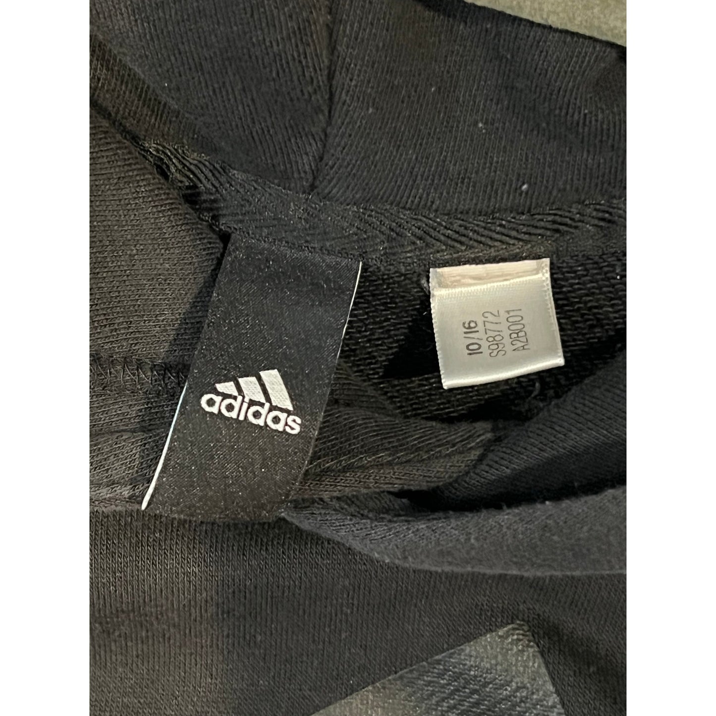 Adidas Black Pullover Hoodie Mens L