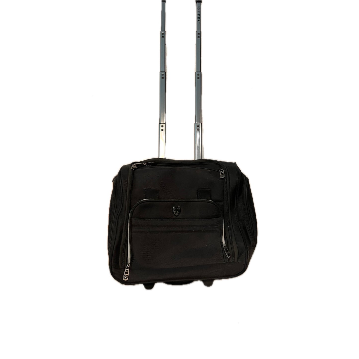 Ricardo Black Gray Softr Shell Carry On Suitcase Roller
