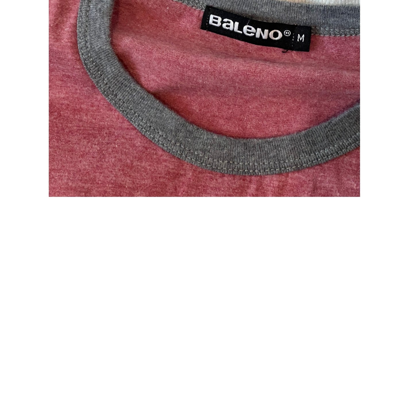 Baleno Burgundy Red T-Shirt Mens M