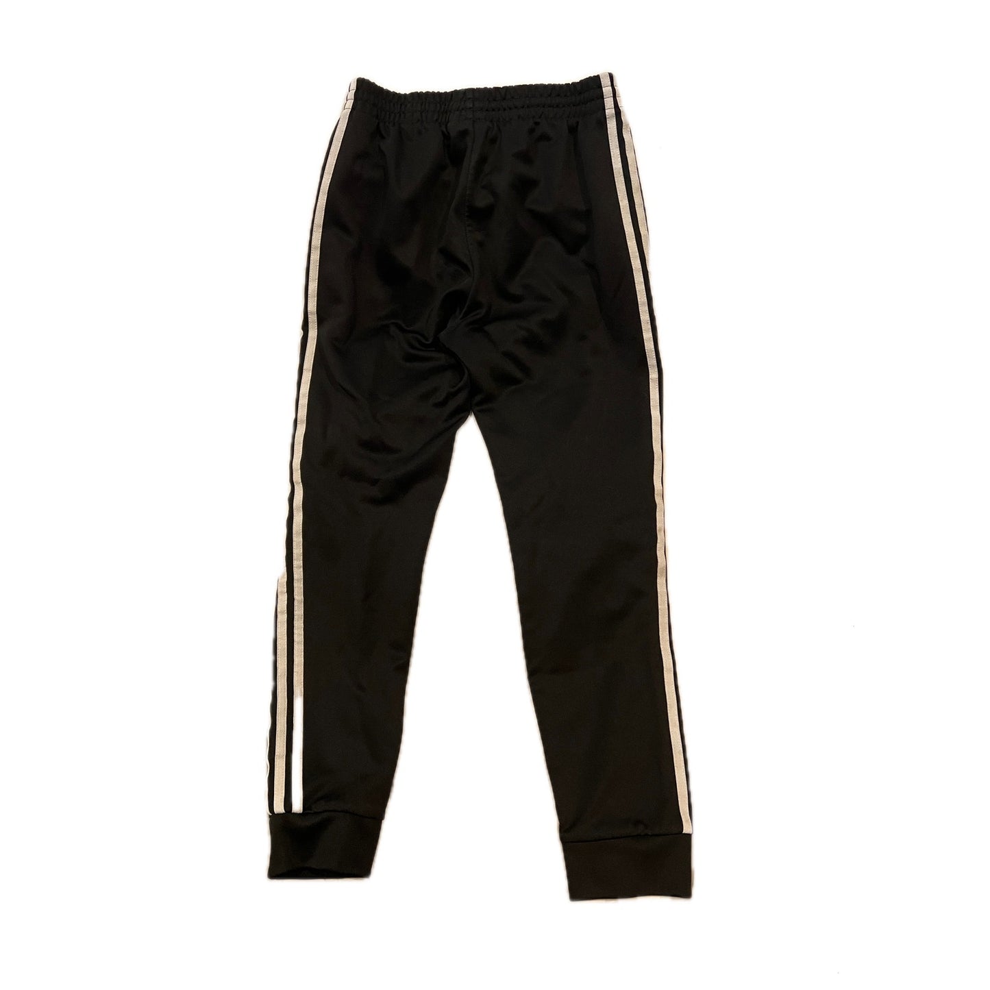 Adidas Black White Cuffed Ankle Joggers Mens M