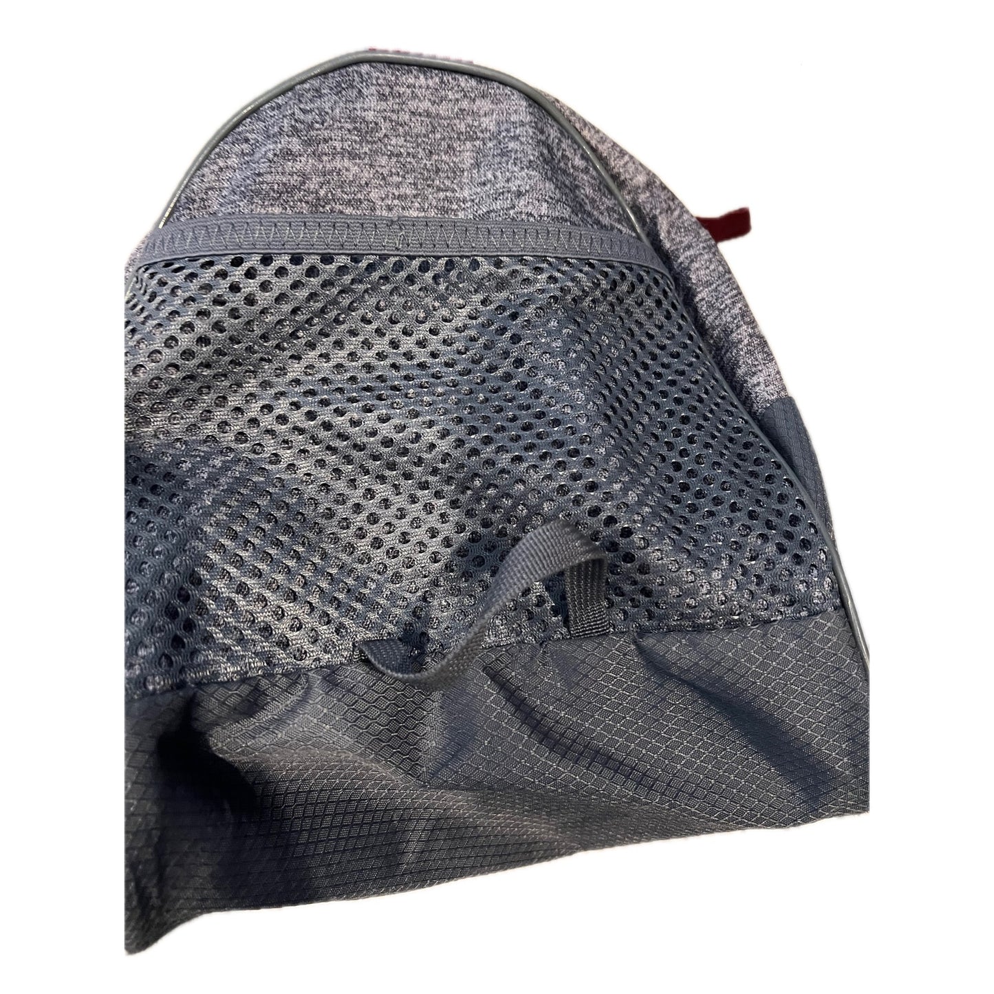Adidas Defender Small Gray Black Gym Bag 18"x10"x12"