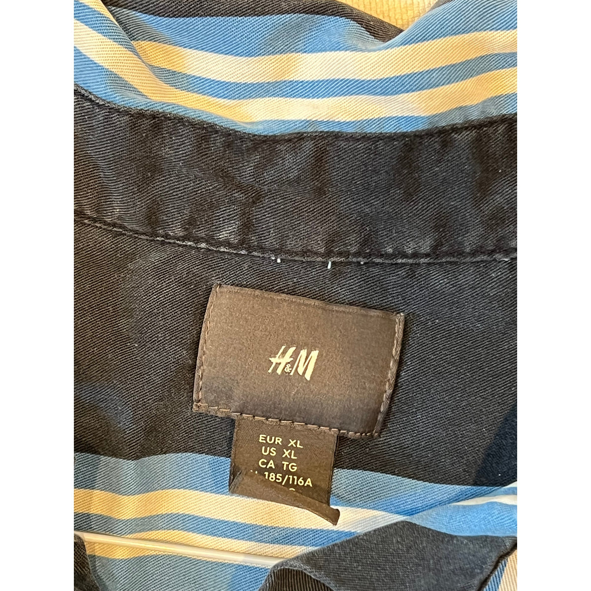 H&M Short Sleeve Button Down Pocket Shirt Mens XL
