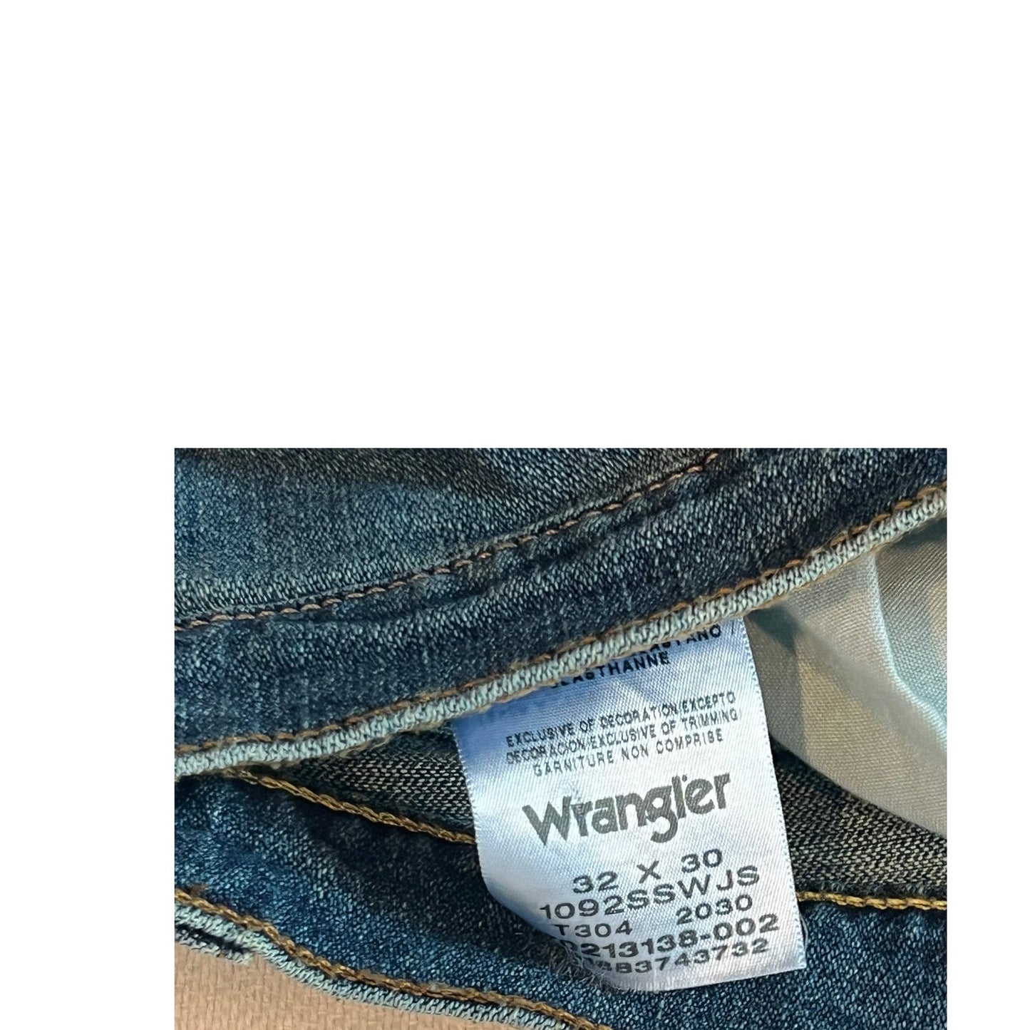 Wrangler Slim Straight Jeans Mens 32x30