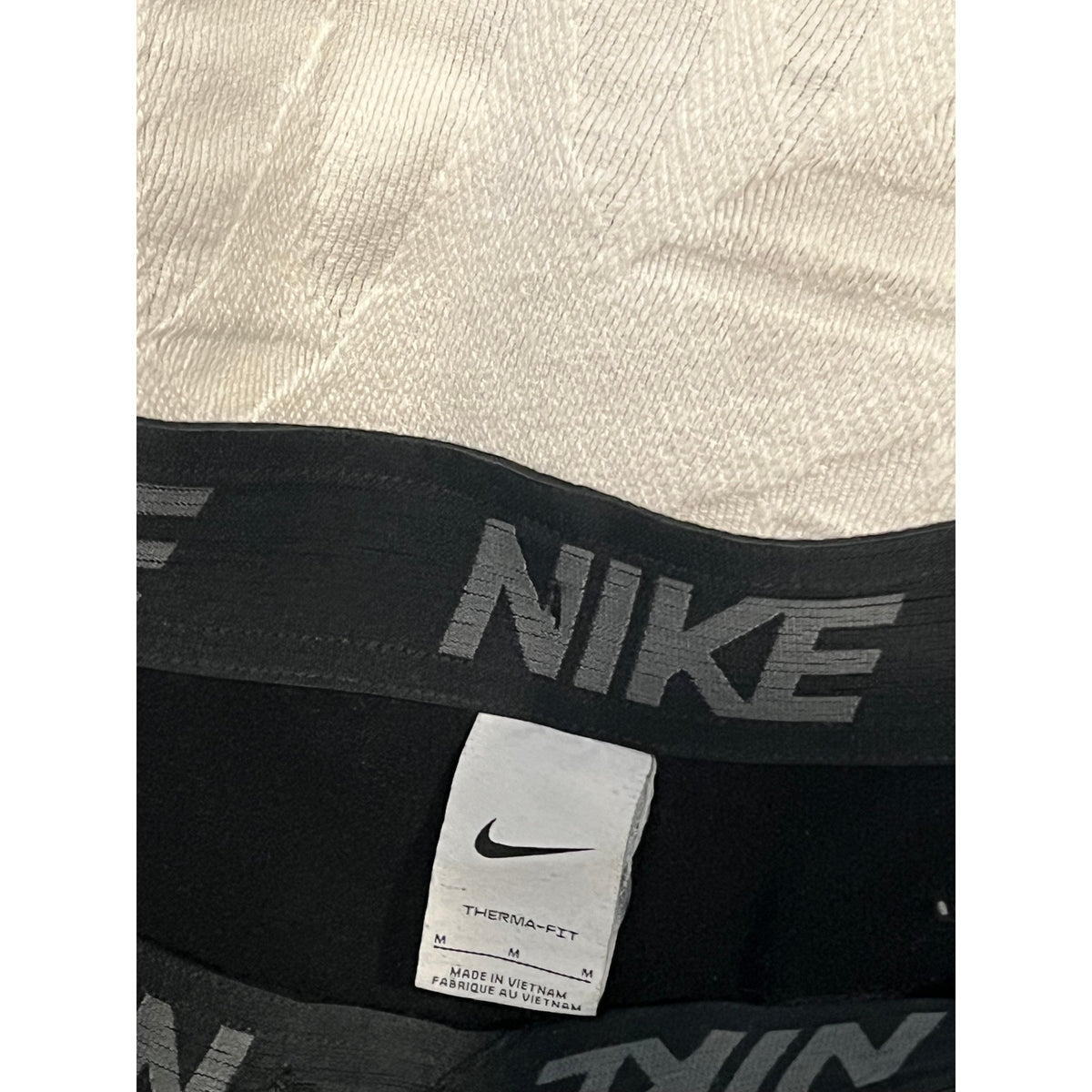 Nike Black Therma Fit Sweatpants Joggers Mens Med
