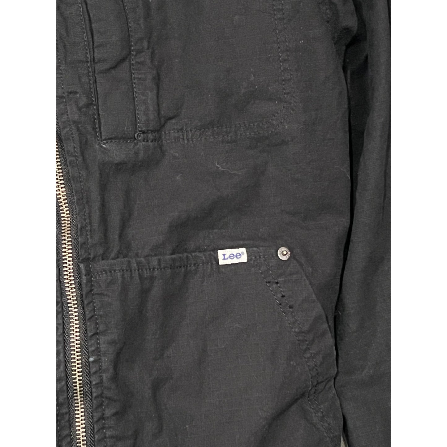 Lee Workwear Hooded Insulated Denim Jacket Mens S