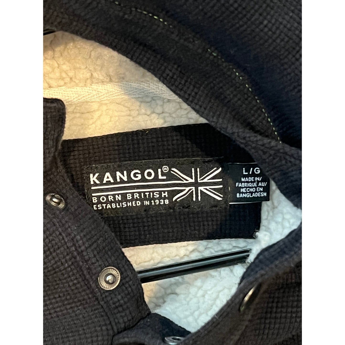 Kangol Born British Streeetwear Hoodie Homme Taille L