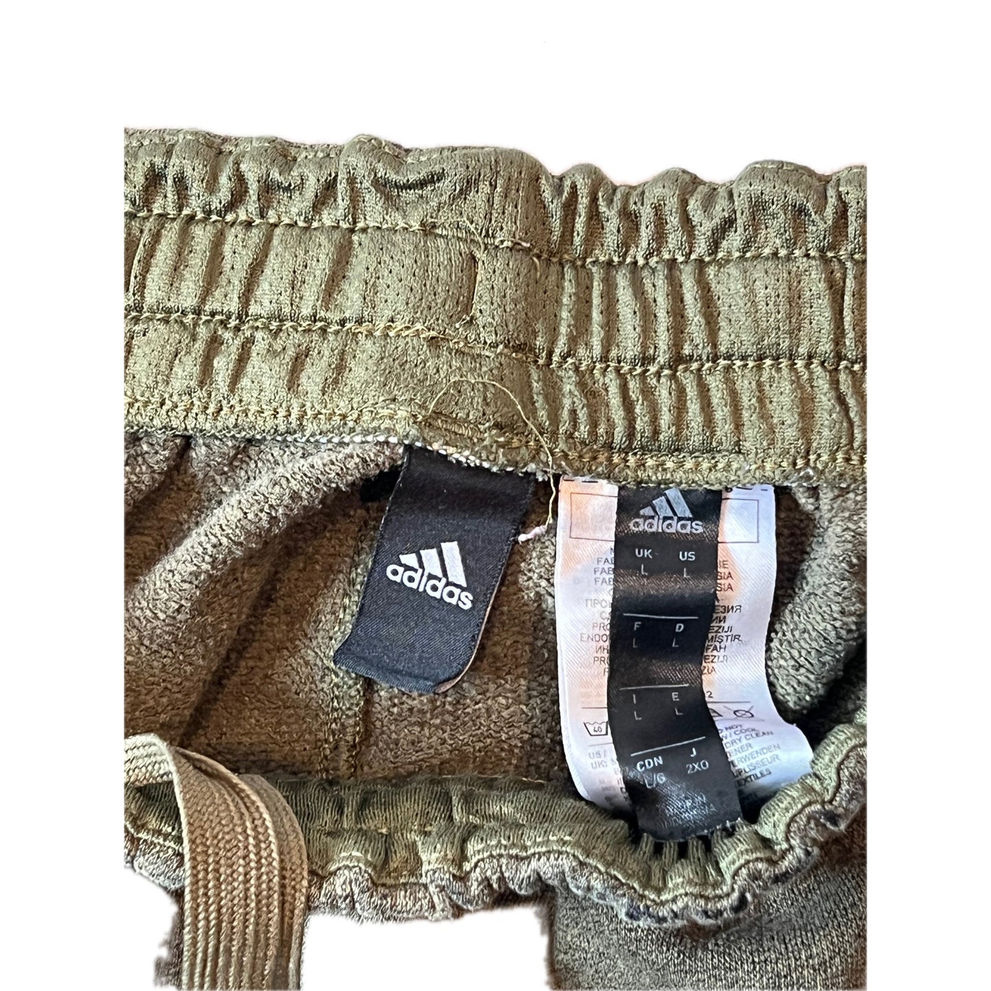 Adidas Drab Green Sweat Pants Joggers Mens L