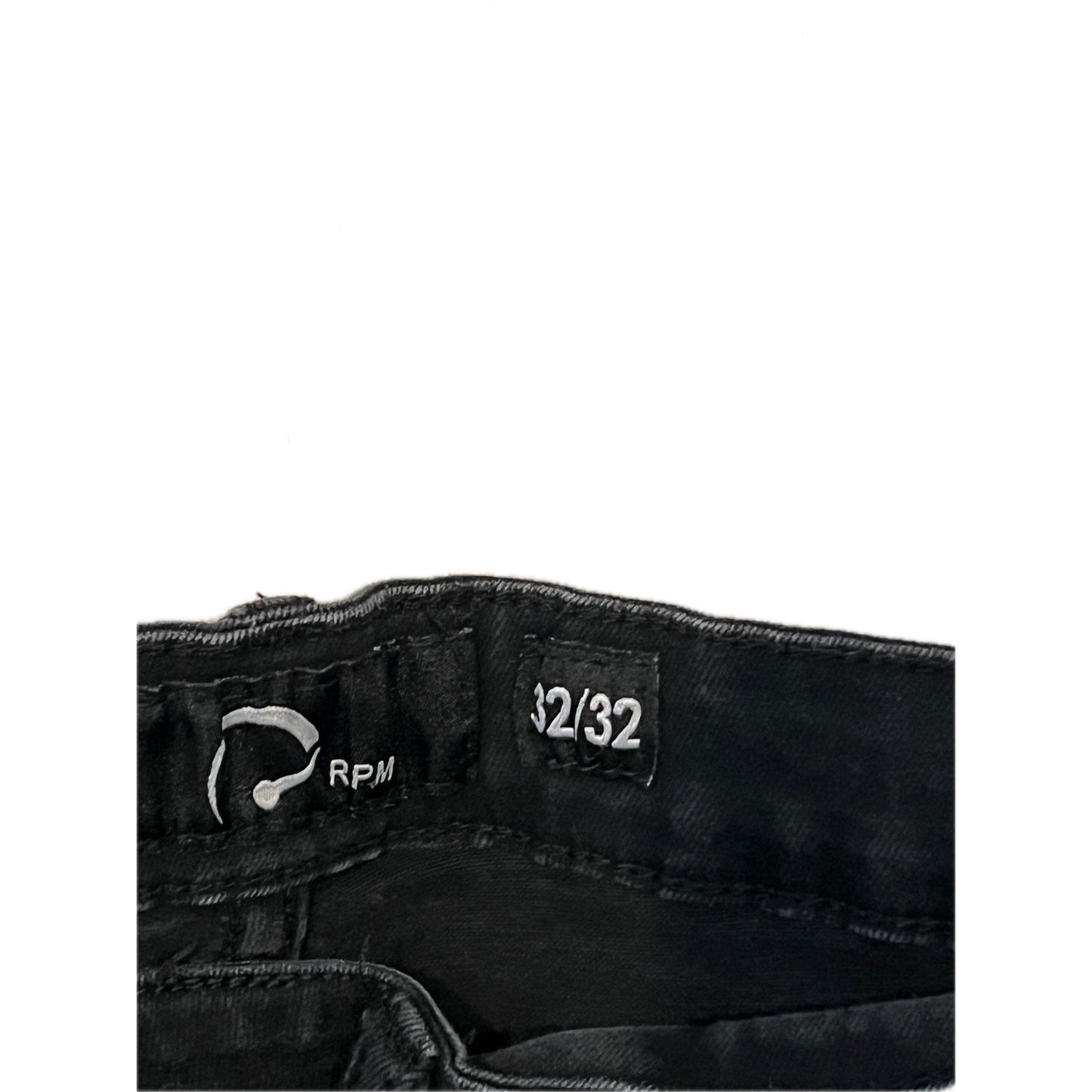 RPM Black Slim Cut Jeans Mens 32x32