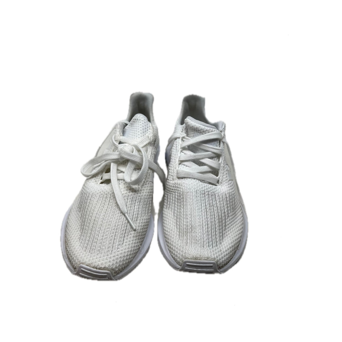 Adidas Swift Run J Triple White Training Shoe Mens 6