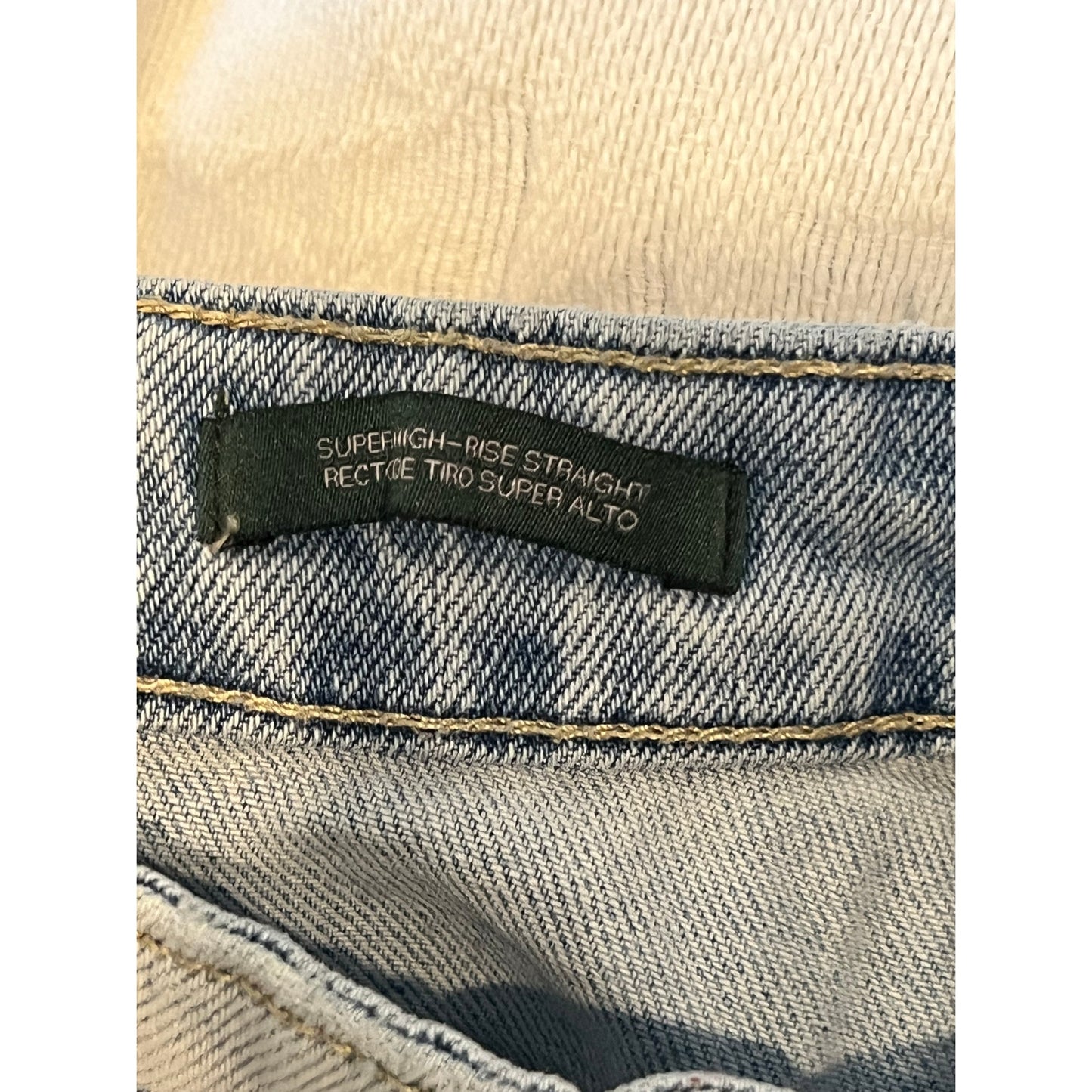 Wild Fable Super High Rise Straight Carpenter Jeans Womans 6