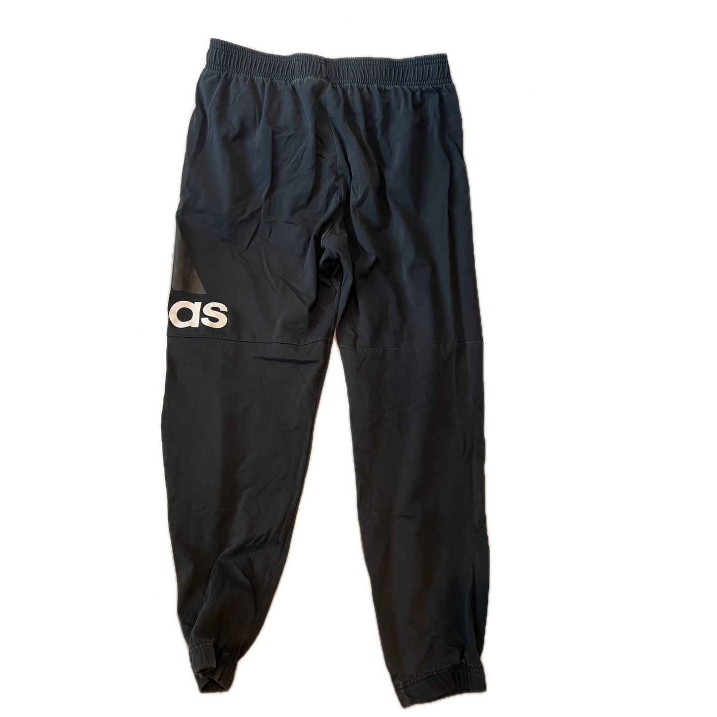 Adidas Black Ankle Cuffed Sweat Pants Joggers Mens L